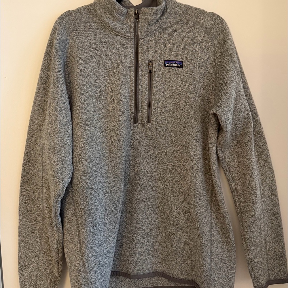 Patagonia Gray Men's 1/4 Zip Sweater